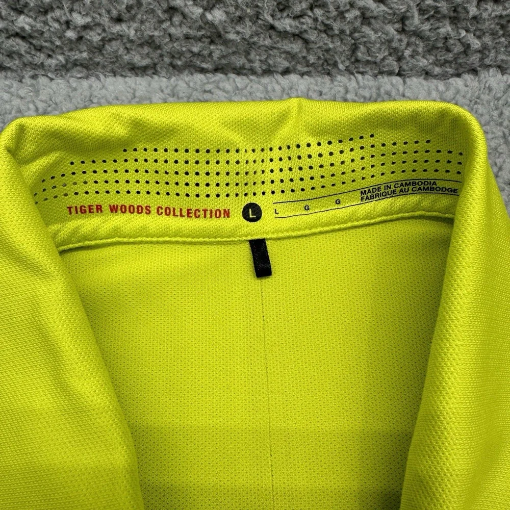 Nike Golf TW Tiger Woods Collection Men's Large 585785-307 Golf Polo Shirt SBCC